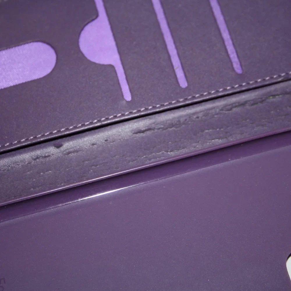 💜 PURPLE NOTE 20 WALLET CASE · FAUX LEATHER 📱